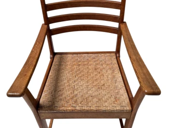 Two Modernist Art Deco Armchairs by Bas van Pelt for My Home, 1930s